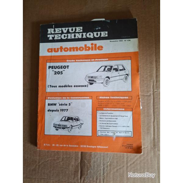Revue technique Peugeot 205