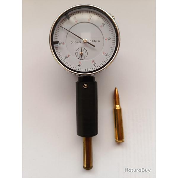 Outil mesure siegeage ogive cartouche 222 Rem