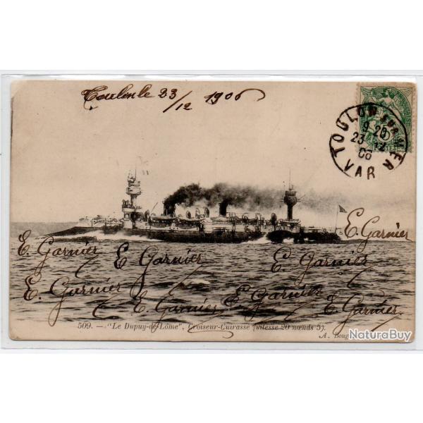 CPA - Marine Militaire -  " Le Dupuy -de -Lome "Croiseur-Cuirasse  N�3948