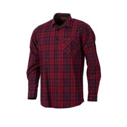 Chemise &agrave; carreaux rouge Somlys