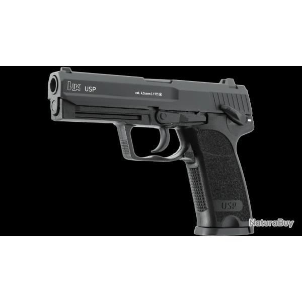 Pistolet Heckler & koch USP BLOWBACK co2 cal.4,5mm BBS 3j