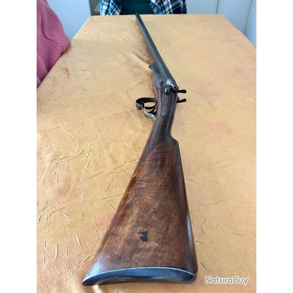 Magnifique fusil  chiens cal 20 cat D