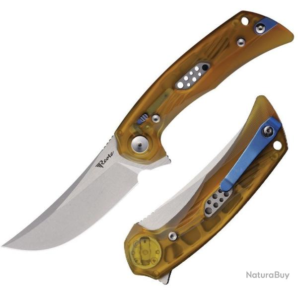 Couteau Reate PL-7 Pivot Lock Lame Acier Nitro-V Manche Ultem KIVT REA194