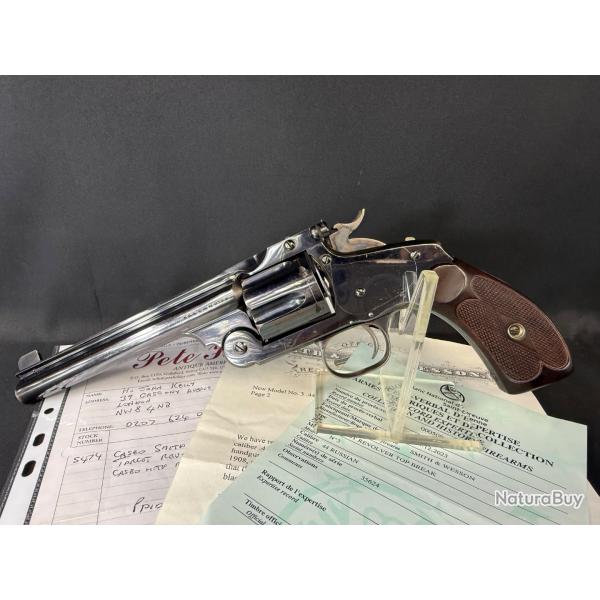EXCEPTIONNEL SMITH & WESSON N.3 TARGET calibre 44sw russian (1ere srie photos)