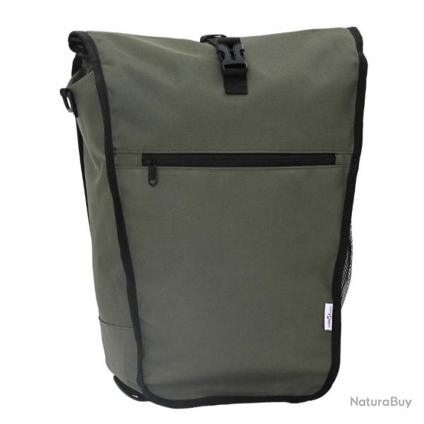 Sac � v�lo 20L vert olive en polyester - Design pratique pour cyclistes urbains et randonneurs