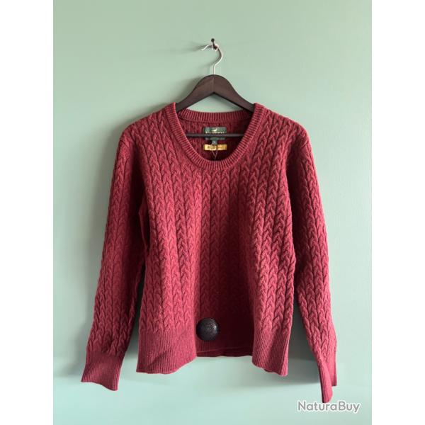 Pull Laksen Bordeaux Femme