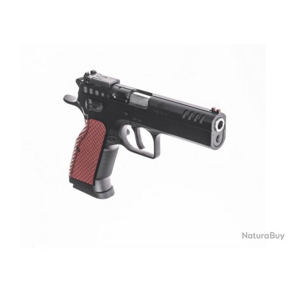 Promo nouveaut 2025 - Pistolet Tanfoglio Stock - 9mm - G10 Rouge - 17 cps - 021677