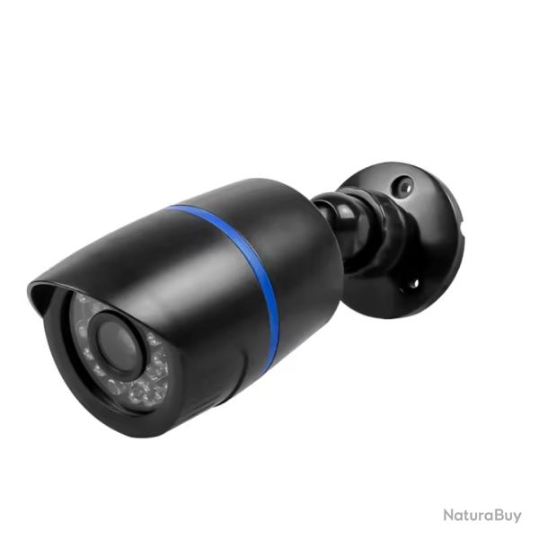 Camra factice Fausse camra dme avec LED rouge effet surveillance raliste Noir