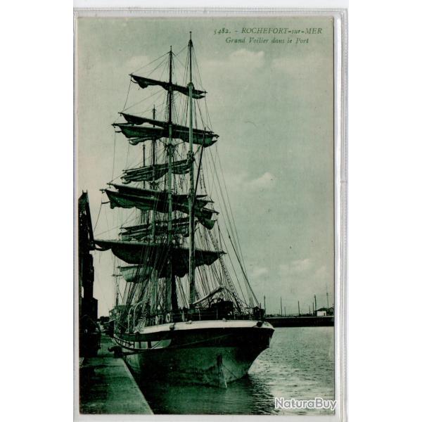CPA - Marine -ROCHEFORT -sur - MER - Grand Voillier dans le Port N�7000