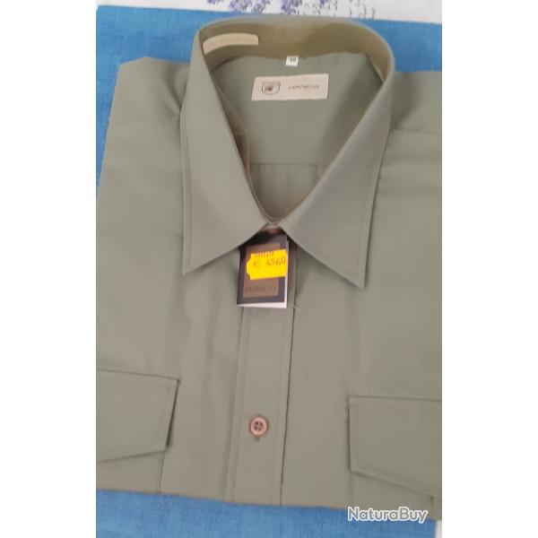 CHEMISE DE CHASSE HANCO AVEC EPAULETTES