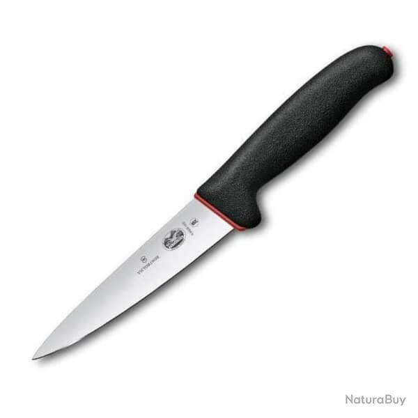 5.5603.14D Couteau  saigner Victorinox Dual Grip noir 14cm