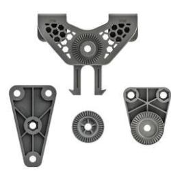 KIT ATTACHES MOLLES HOLSTER AAP01 NOIR