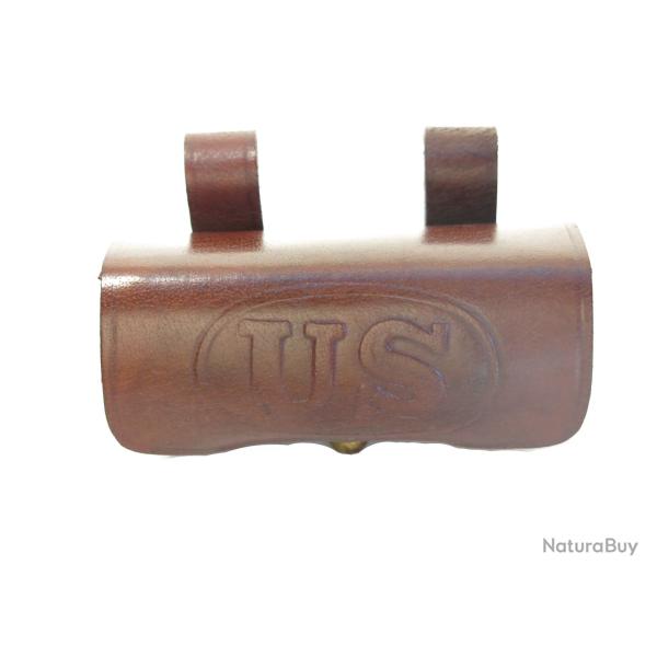 Porte cartouches cuir pistolet Colt 1900 calibre 38 auto
