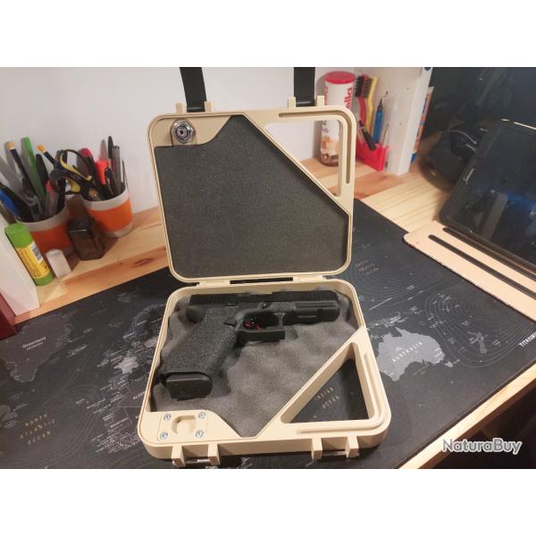 Malette arme de poing � cl�s (glock)