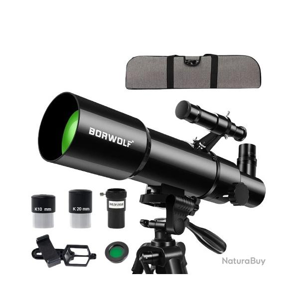 T�lescope Astronomique 80mm/400mm  Grossissement 200X HD avec Tr�pied et Accessoires