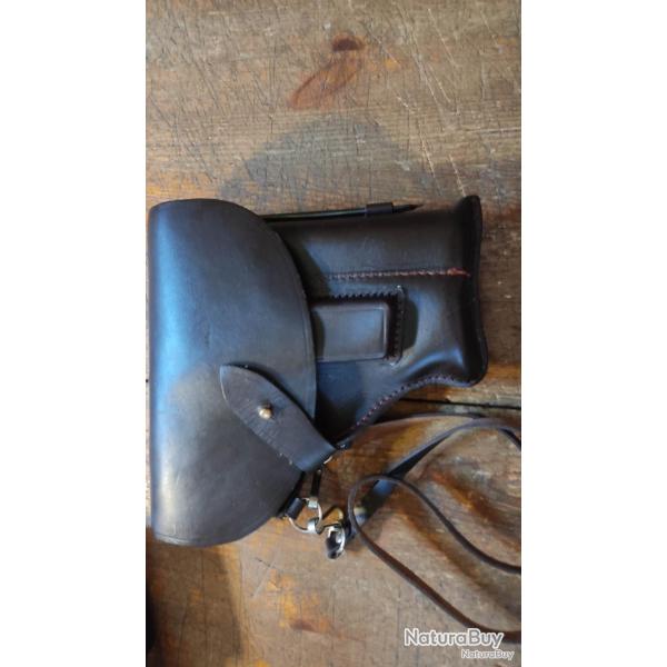 Rare �tui en cuir neuf pour pistolet Makarov
