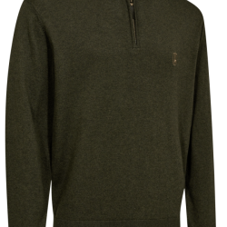 Pull demi zip Harrington kaki DEERHUNTER-S
