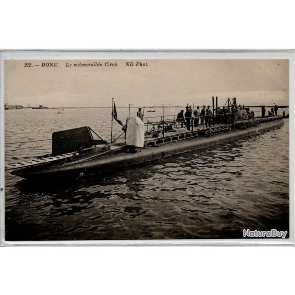 CPA - Marine Militaire - BONE - Le Sous - Marin Le submersible Circe - N�3972