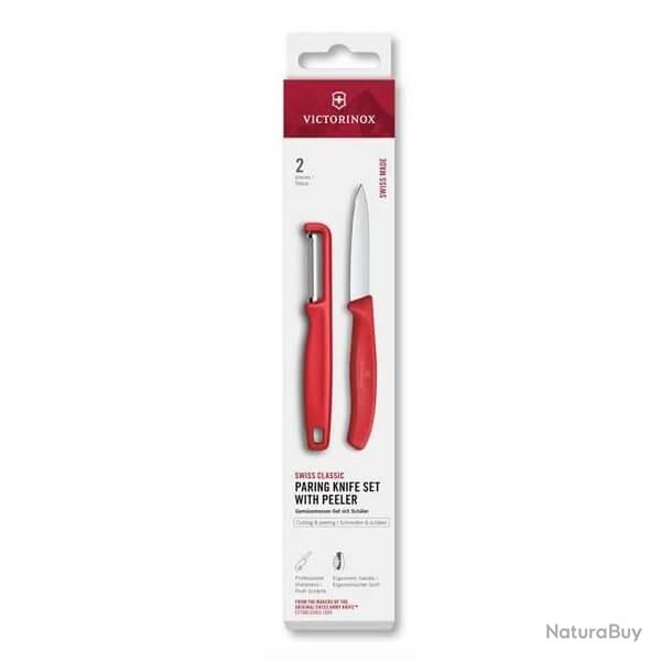Set 2 pices Victorinox Swissclassic rouge 6.7111.21C1