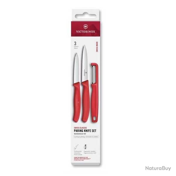 Set 3 pices Victorinox Swissclassic rouge 6.7111.33C1