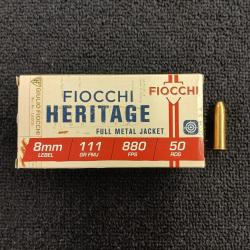 Fiocchi 8 mm Lebel FMJ 111 grs (x50)