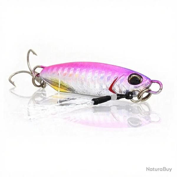 Jig DUO Drag metal cast slim 80g PHA0009 Pink back
