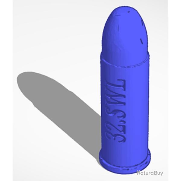 Cartouche factice de manipulation (3D) calibre 32 S&WL (Long)