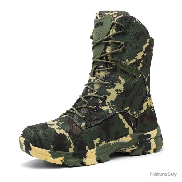 Bottes combat AlphaGuard Trooper T3 AS33 Camouflage vert