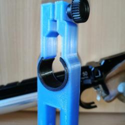 Support de test et de r&egrave;glage pistolet 10m Universel + Adaptateur pour STEYR LP50-LP10-EVO10-MORINI