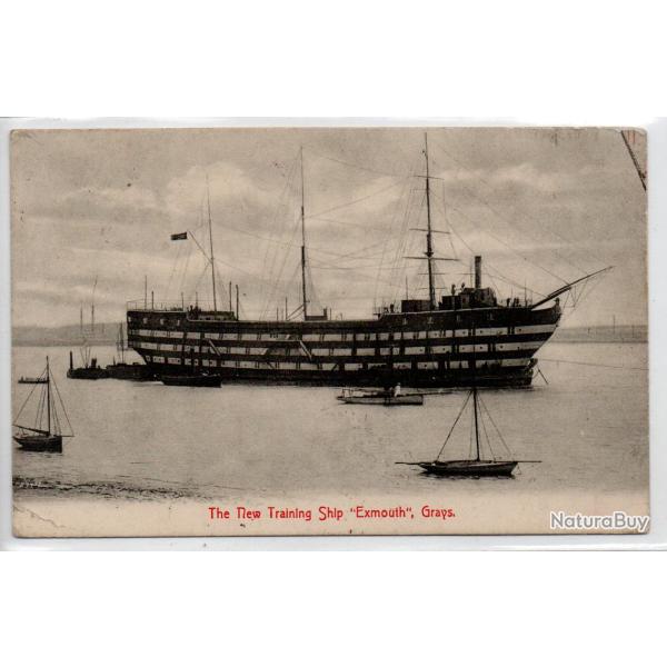 CPA - Marine - The New Training Ship " Exmouth " N�3989