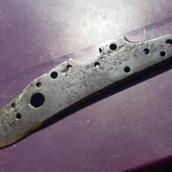 PLATINE NUE fusil mod&egrave;le 1777 ancien r&eacute;gime