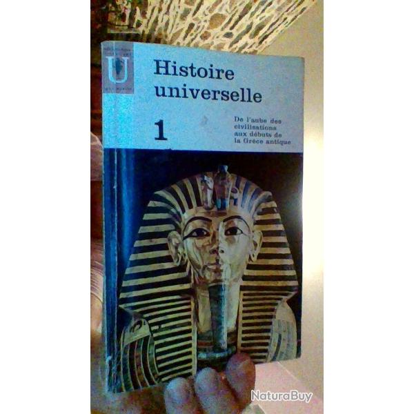 Histoire universelle tome 1 De l'aude des civilisations aux debuts de a Grece antique - Marabout -