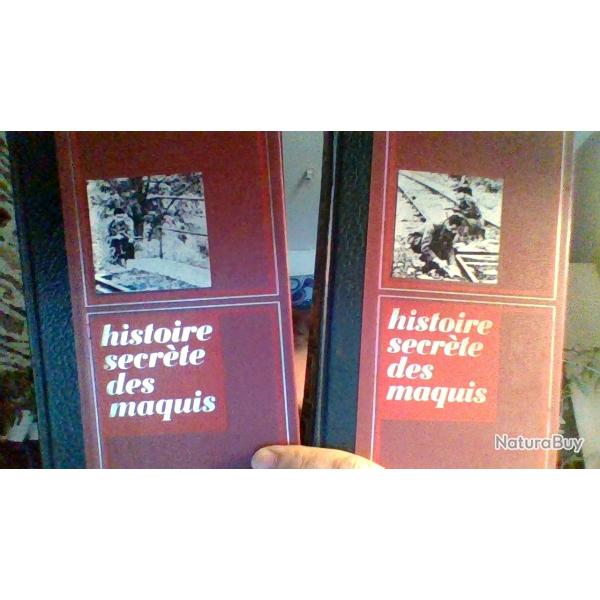 Histoire secrete des maquis tome  3 et 4 editions de Crmille -
