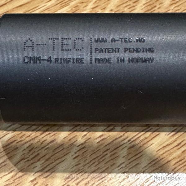 Modrateur de son A-TEC CMM4 Calibre 22LR Filetage 1/2-20 UNF