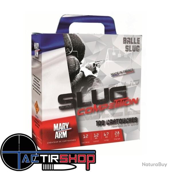 PACK MARY-ARM 100 cartouches SLUG 12/67 28gr