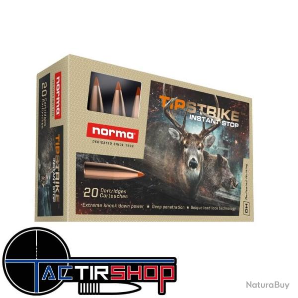 Munitions Norma Tipstrike 30-06 Springfield 170gr Boite 20