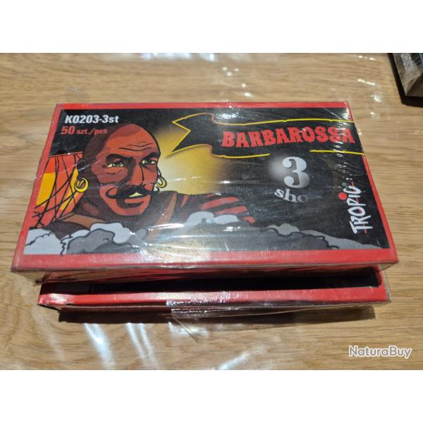 Lot 2 x 50 Petards Polonais Barbarossa 3 coups
