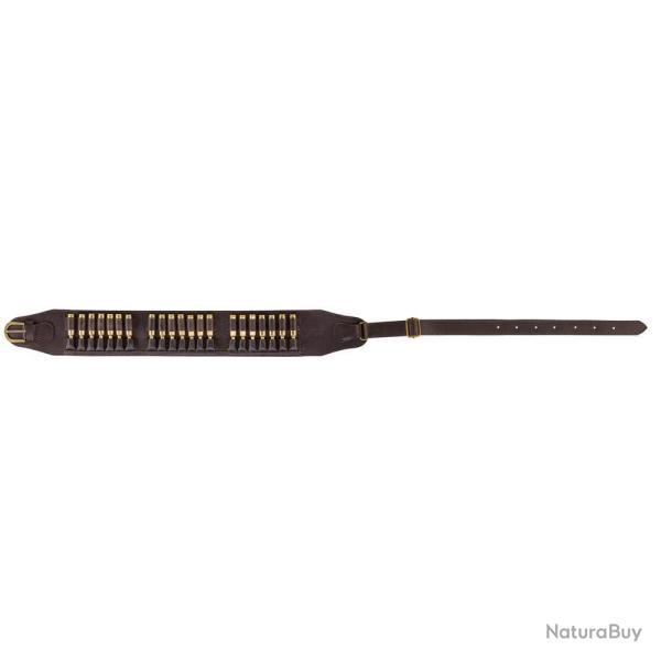 Cartouchi�re Cuir Gras Country Sellerie 21 Tubes - R�sistante et Pratique - Transport S�curis� des B