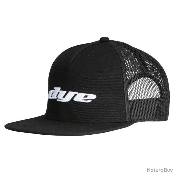 Casquette Trucker Dye Logo Hat Noir/Blanc - Style Classique - Confort Respirant - Pour un Look Outdo