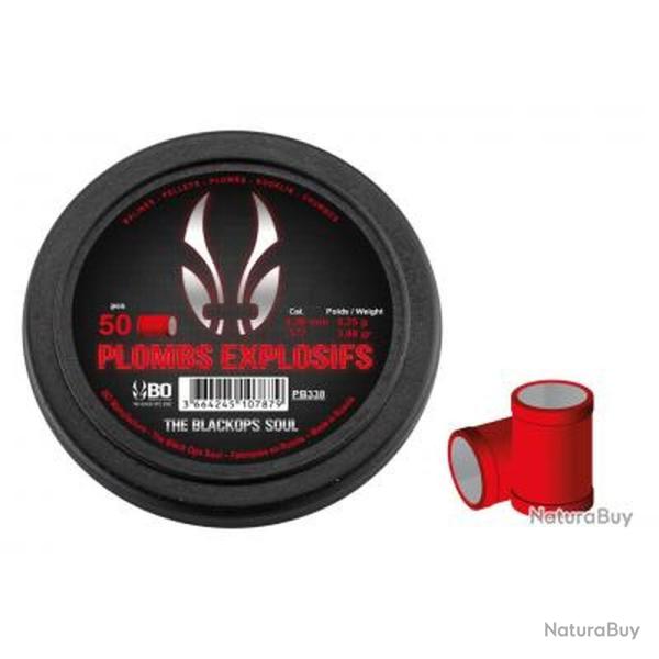 Plombs Explosif The Black Ops Soul Bo Manufacture - Calibre 4,5 mm - Tte Plate - Puissance et Prci