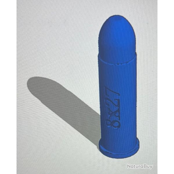 Cartouche factice de manipulation (3D) calibre 8mm (8x27mm)