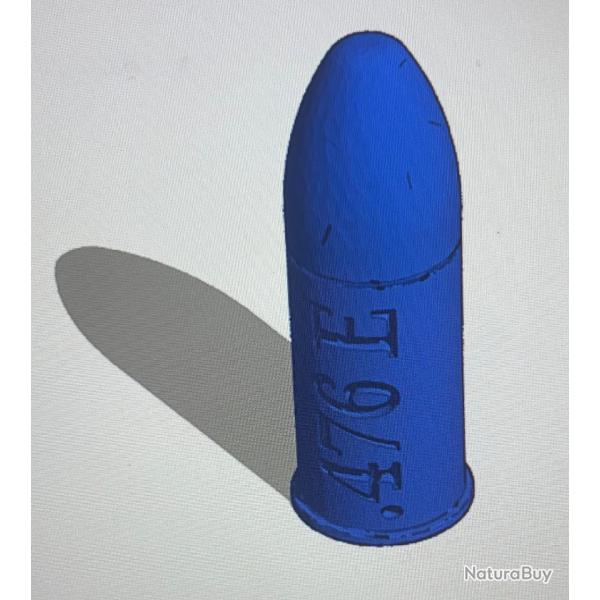 Cartouche factice de manipulation (3D) calibre 476 Enfield