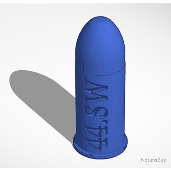 Cartouche factice de manipulation (3D) calibre 44SW (Smith & Wesson)