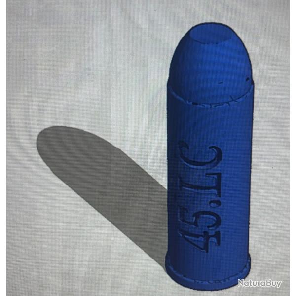 Cartouche factice de manipulation (3D) calibre 45 Long Colt