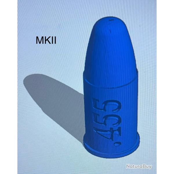Cartouche factice de manipulation (3D) calibre 455 Mk.II
