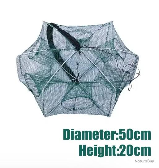 Nasse 8 Trous Pour Anguilles, écrevisses, Poissons - Diamètre 90 Cm - NEUVE