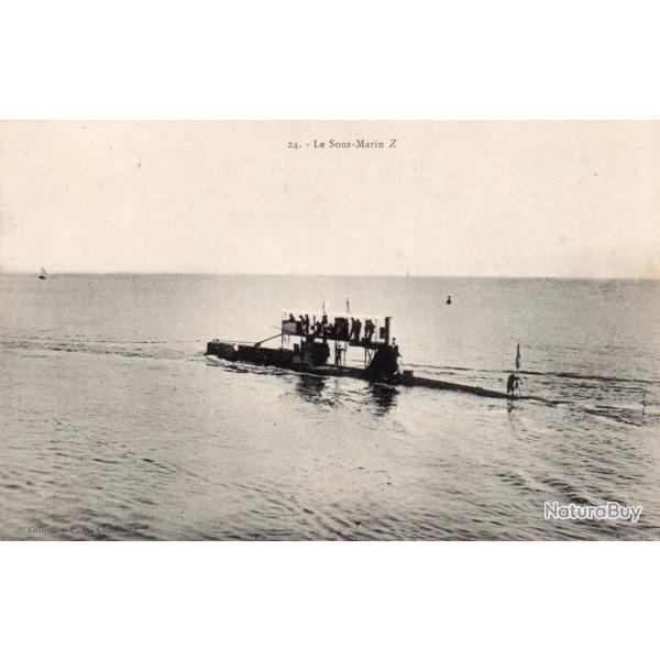 CPA -  MARINE DE GUERRE-SOUS-MARIN  " Z "  N�4000