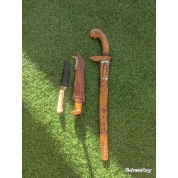 Couteaux  divers ancien ethnique