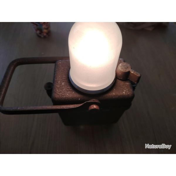 Lampe ancienne Wonder Type Tyfon modle 510 - Lampe de chantier FONCTIONNELLE