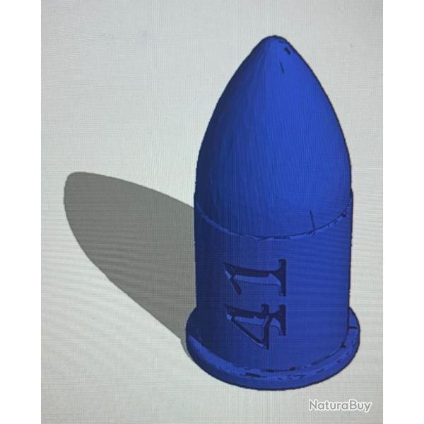 Cartouche factice de manipulation (3D) calibre 41R (41 Rimfire)